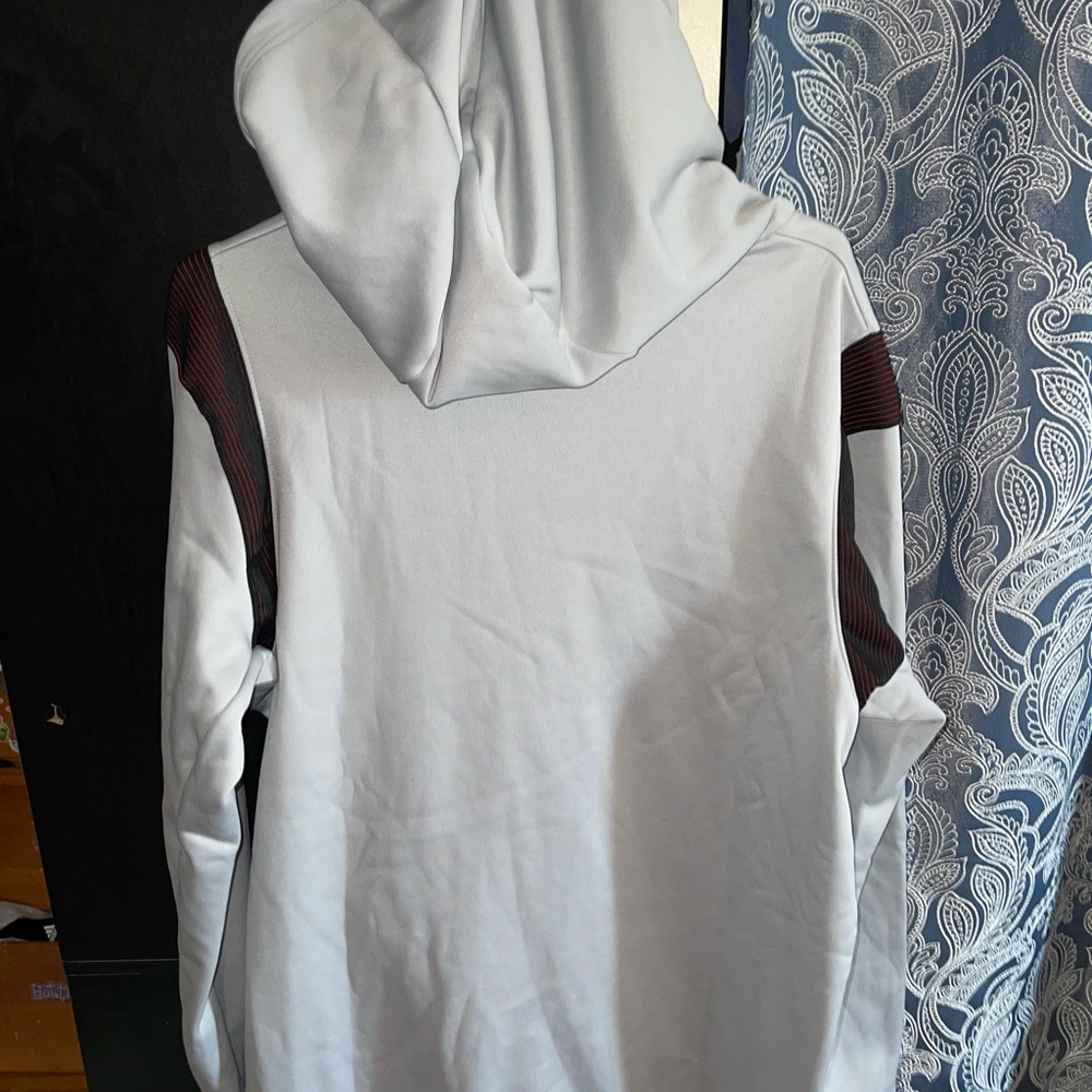 Ohio State Buckeyes Hoodie Mens Size XL Gray Nike Dri-Fit Sweatshirt On Field - Picture 9 of 9